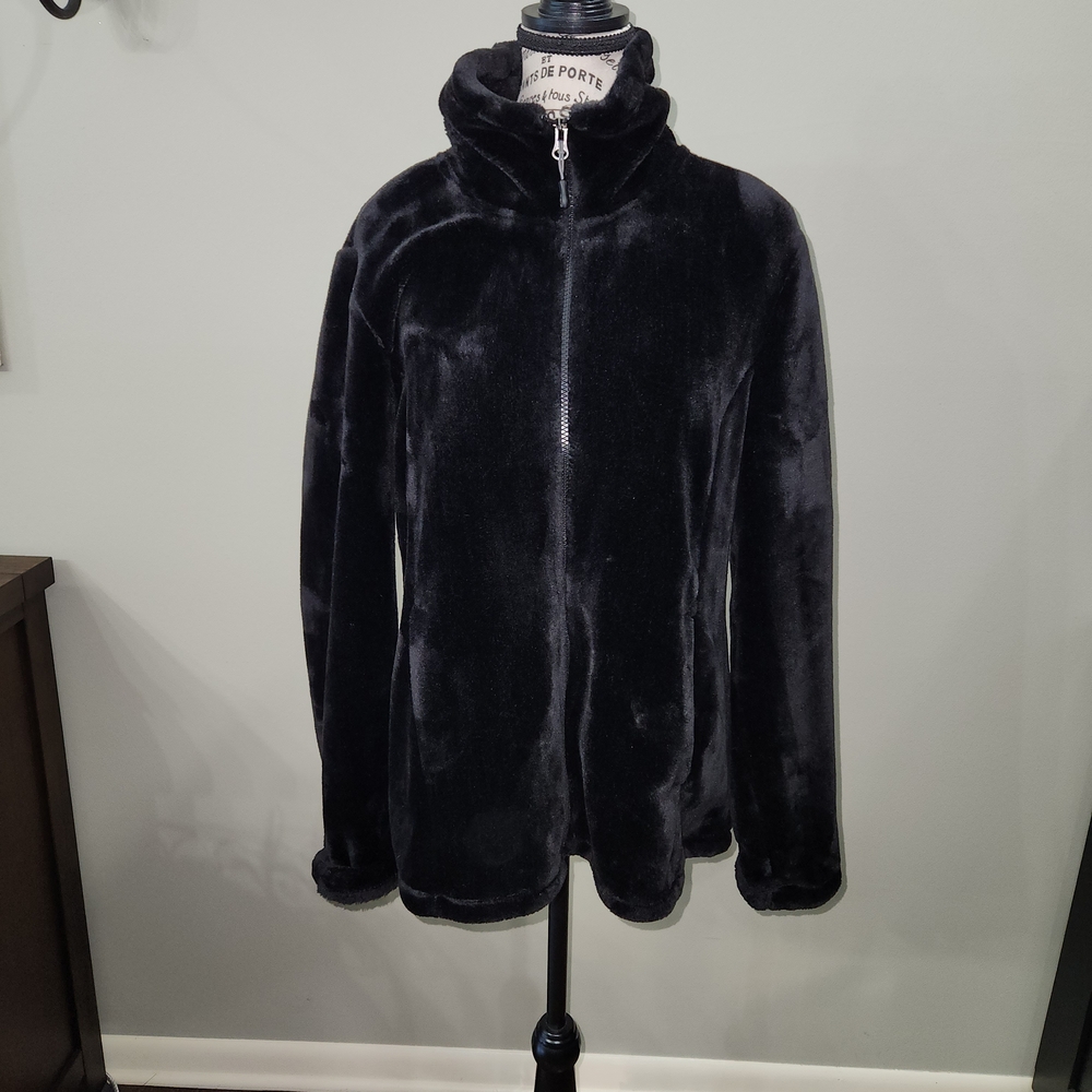 32 Degrees Black Plush Jacket